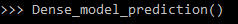 Esempio di utilizzo della funzione in una sessione python.