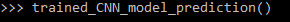 Esempio di utilizzo della funzione in una sessione python.