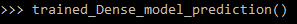 Esempio di utilizzo della funzione in una sessione python.
