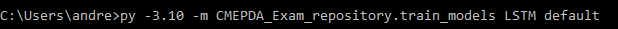 Esempio di utilizzo dello script da terminale.